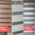 zebra zavjesa sa sjaj NA KACENJE 